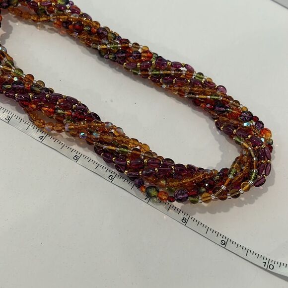 NWT Joan Rivers Czech Glass Bead Necklaces Gold
Tone Clasp Signed Vintage - Picture 6 of 12